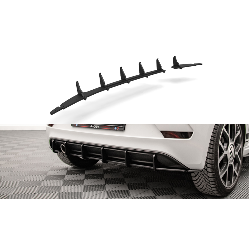Maxton Design-Sport Durabilité Central Diffuseur Arriere Volkswagen Up GTI 