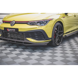 Maxton Design-Sport Durabilité Lame Du Pare-Chocs Avant + Flaps Volkswagen Golf 8 GTI Clubsport 