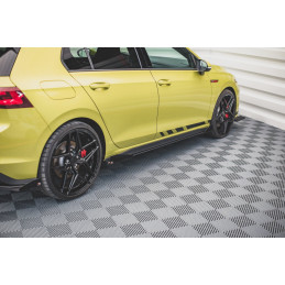 Maxton Design-Sports Durabilité Rajouts Des Bas De Caisse + Flaps Volkswagen Golf 8 GTI / GTI Clubsport / R-Line 
