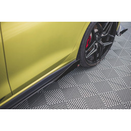 Maxton Design-Sports Durabilité Rajouts Des Bas De Caisse + Flaps Volkswagen Golf 8 GTI / GTI Clubsport / R-Line 