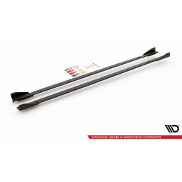 Maxton Design-Sports Durabilité Rajouts Des Bas De Caisse + Flaps Volkswagen Golf 8 GTI / GTI Clubsport / R-Line 