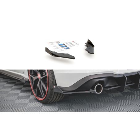 Maxton Design-Sport Durabilité Lame Du Pare Chocs Arriere + Flaps Volkswagen Golf 8 GTI 