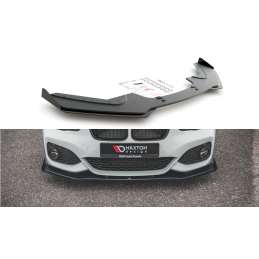 Maxton Design-Sport Durabilité Lame Du Pare-Chocs Avant V.3 + Flaps BMW 1 F20 M-Pack Facelift / M140i 