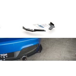 Maxton Design-Sport Durabilité Lame Du Pare Chocs Arriere + Flaps BMW M135i F20 
