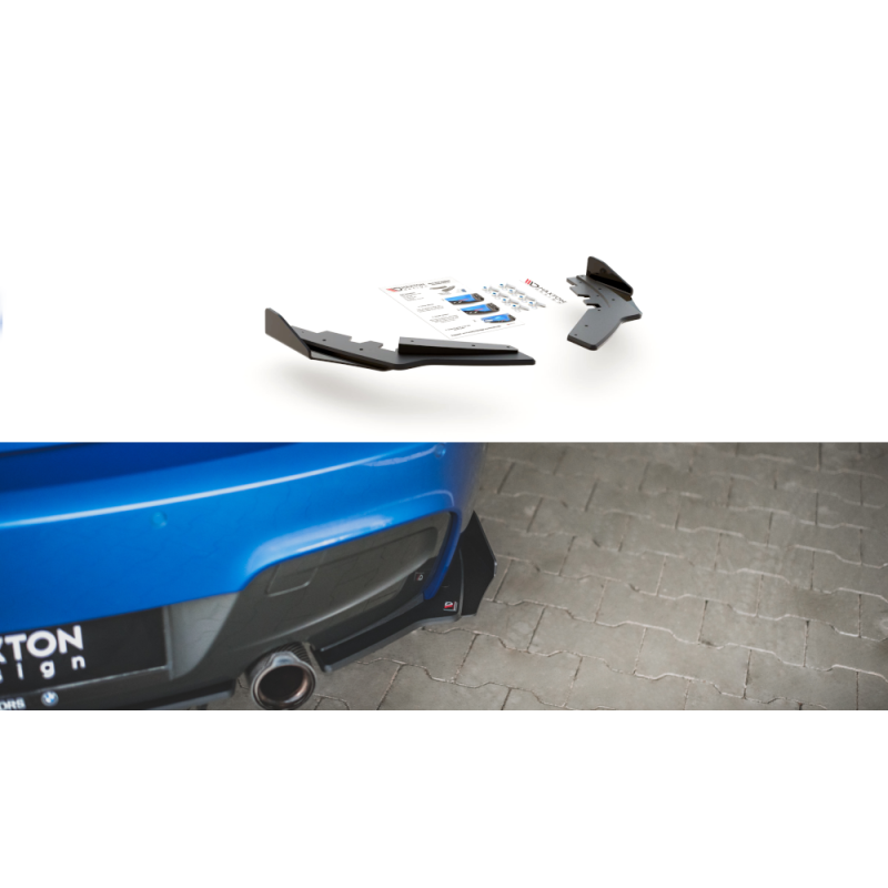 Maxton Design-Sport Durabilité Lame Du Pare Chocs Arriere + Flaps BMW M135i F20 Maxton Design-Sport Durabilité Lame Du Pare Chocs Arriere + Flaps BMW M135i F20