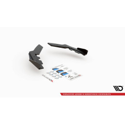 Maxton Design-Sport Durabilité Lame Du Pare Chocs Arriere + Flaps BMW M135i F20 