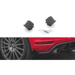 Maxton Design-Sport Durabilité Lame Du Pare Chocs Arriere + Flaps Volkswagen Golf GTI Mk6 