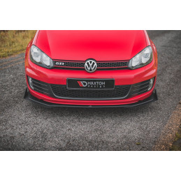 Maxton Design-Sport Durabilité Lame Du Pare-Chocs Avant V.3 + Flaps Volkswagen Golf GTI Mk6 