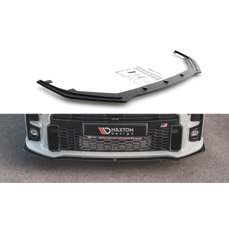 Maxton Design-Sport Durabilité Lame Du Pare-Chocs Avant Toyota GR Yaris Mk4 
