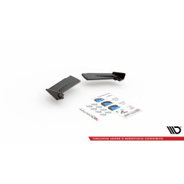 Maxton Design-Sport Durabilité Lame Du Pare Chocs Arriere + Flaps Toyota GR Yaris Mk4 