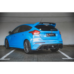 Maxton Design-Sport Durabilité Lame Du Pare Chocs Arriere Ford Focus RS Mk3 