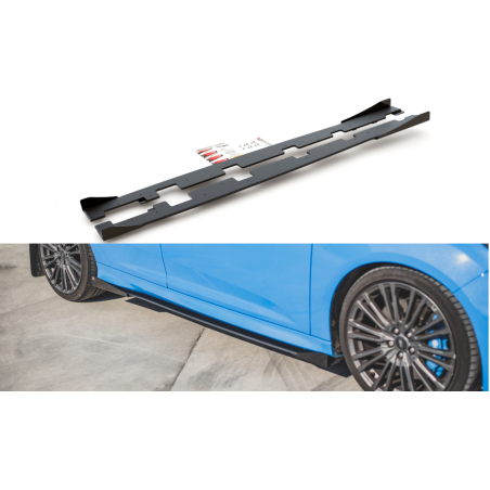 Maxton Design-Sports Durabilité Rajouts Des Bas De Caisse + Flaps Ford Focus RS Mk3 