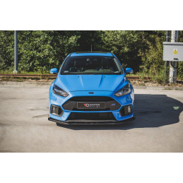 Maxton Design-Sport Durabilité Lame Du Pare-Chocs Avant + Flaps Ford Focus RS Mk3 