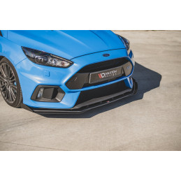 Maxton Design-Sport Durabilité Lame Du Pare-Chocs Avant + Flaps Ford Focus RS Mk3 