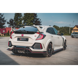 Maxton Design-Sports Durabilité Diffuseur Arrière Complet V.2 Honda Civic X Type R 