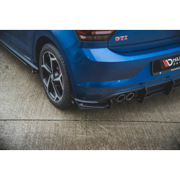 Maxton Design-Sports Durabilité Diffuseur Arrière Complet + Flaps Volkswagen Polo GTI Mk6 
