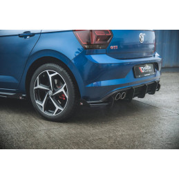 Maxton Design-Sports Durabilité Diffuseur Arrière Complet + Flaps Volkswagen Polo GTI Mk6 