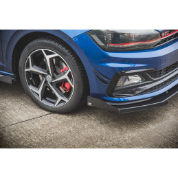 Maxton Design-Sport Durabilité Lame Du Pare-Chocs Avant + Flaps Volkswagen Polo GTI Mk6 