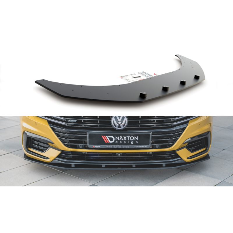 Maxton Design-Sport Durabilité Lame Du Pare-Chocs Avant Volkswagen Arteon R-Line 